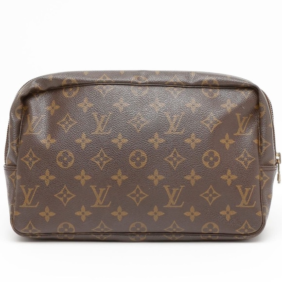 👜 Authentic Louis Vuitton Toiletry Pouch 28 Vintage Discontinued & Rare! NO0904 - Picture 1 of 13